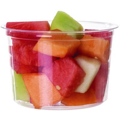 Eco-Products Renewable and Compostable Round Deli Containers, 16 oz, 4.63" Diameter x 3.06" h, Clear, Plastic, 50/Pack, 10 Packs/Carton (EPRDP16)