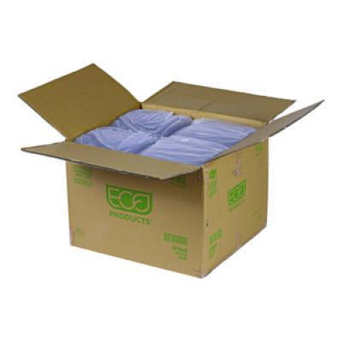 Eco-Products Renewable and Compostable Rectangular Deli Containers, 48 oz, 8 x 6 x 2, Clear, Plastic, 50/Pack, 4 Packs/Carton (EPRC48)