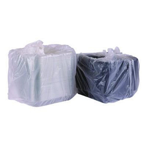 Eco-Products 100% Recycled Content 9" Premium Take Out Containers, 42 oz, 9 x 8.8 x 1.6, Black/Clear, Plastic, 50/Pack, 3 Packs/Carton (EPPTOR9)