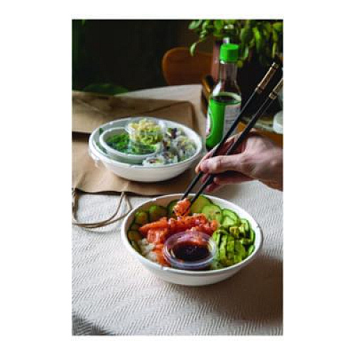 Eco-Products Renewable and Compostable Portion Cups, 2 oz, Plastic, Clear, 100/Pack, 20 Packs/Carton (EPPC200)