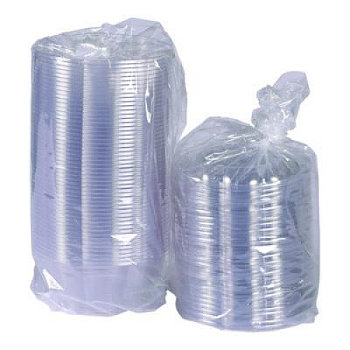 Eco-Products Renewable and Compostable Salad Bowls with Lids, 32 oz, Clear, Plastic, 50/Pack, 3 Packs/Carton (EPSB32)