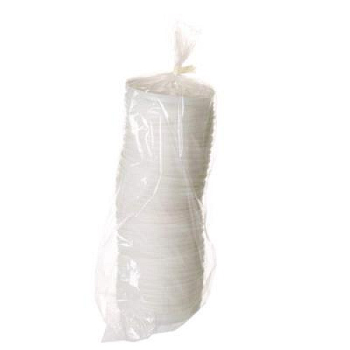 Eco-Products EcoLid 25% Recycled Content Hot Cup Lid, Fits 10 oz to 20 oz Hot Cups, Plastic, White, 100/Pack, 10 Packs/Carton (EPHL16WR)