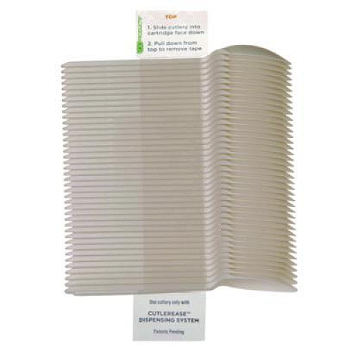 Eco-Products Cutlery for Cutlerease Dispensing System, Spoon, Plastic, White, 960/Carton (EPCE6SPWHT)