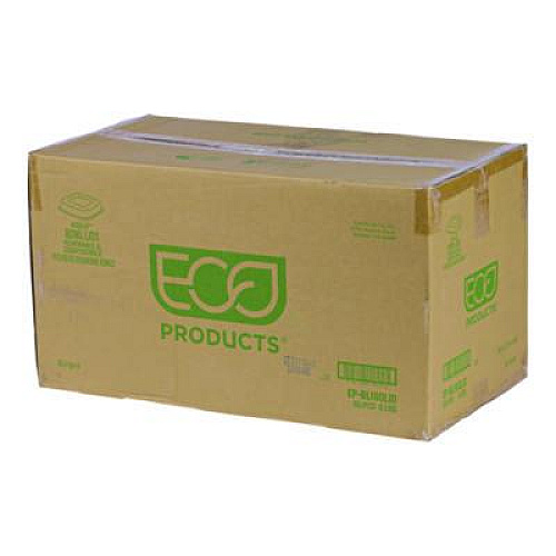 Eco-Products Lids for Regalia Sugarcane 160 oz Bowls, 12 x 12 x 1.9, Clear, 50/Carton (EPBL160LID)