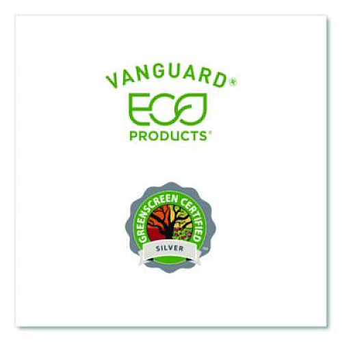 Eco-Products GreenStripe Hot Cups, 10 oz, Paper, White, 50/Pack, 20 Packs/Carton (EPBHC10GS)