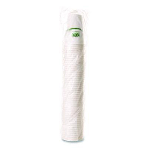 Eco-Products GreenStripe Hot Cups, 10 oz, Paper, White, 50/Pack, 20 Packs/Carton (EPBHC10GS)