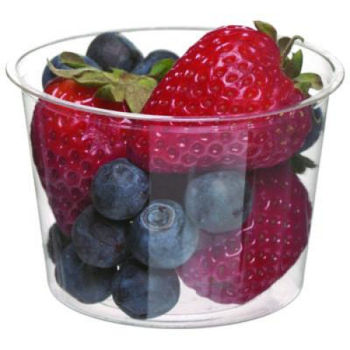 Eco-Products Renewable and Compostable Portion Cups, 4 oz, Plastic, Clear, 100/Pack, 20 Packs/Carton (EPPC400)