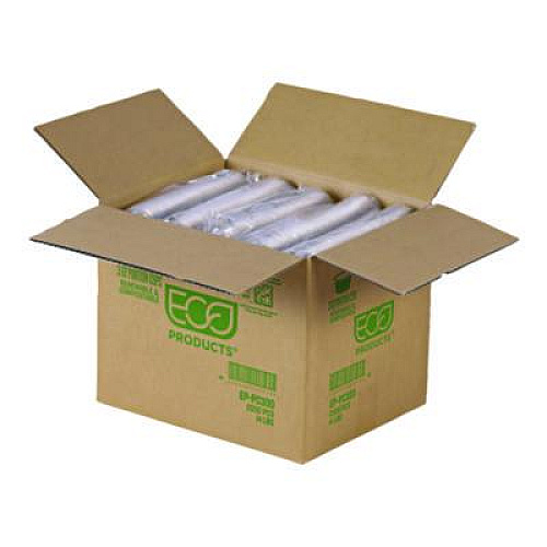 Eco-Products Renewable and Compostable Portion Cups, 3 oz, Plastic, Clear, 100/Pack, 20 Packs/Carton (EPPC300)