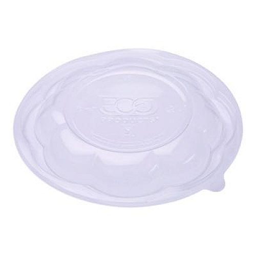 Eco-Products Salad Bowls, 48 oz, 6.69" Diameter x 4.38" h, Clear, Plastic, 300/Carton (EPSB48BASE)