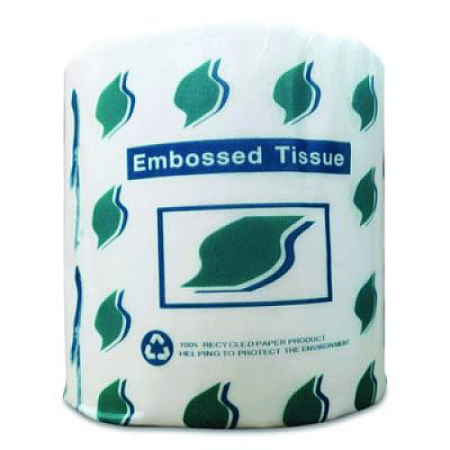 GEN Small Roll Bath Tissue, Septic Safe, 1-Ply, White, 1,000 Sheets/Roll, 96 Rolls/Carton (10001PLY)