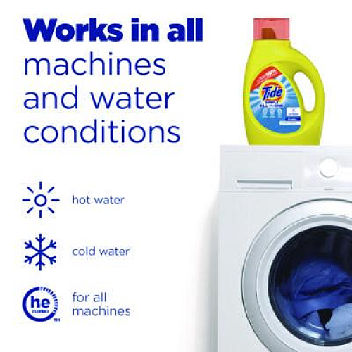 Tide Simply Clean and Fresh Laundry Detergent, HE Compatible, Refreshing Breeze, 64 Loads, 84 oz Bottle, 4/Carton (13143)