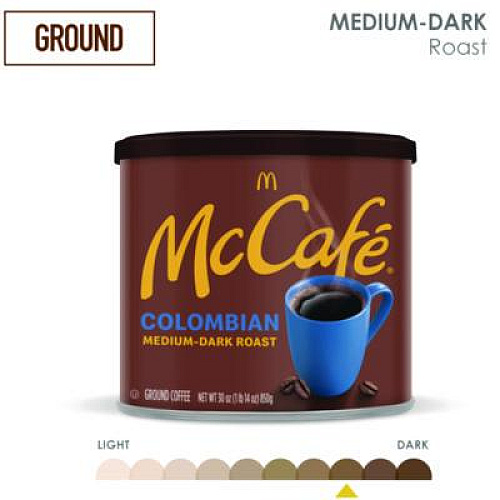 McCafe Ground Coffee, Colombian, 30 oz Can (7153EA)