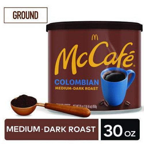 McCafe Ground Coffee, Colombian, 30 oz Can (7153EA)