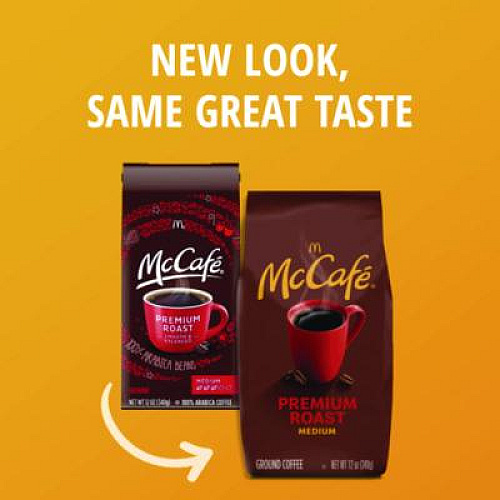 McCafe Ground Coffee, Premium Roast, 12 oz Bag (5535EA)