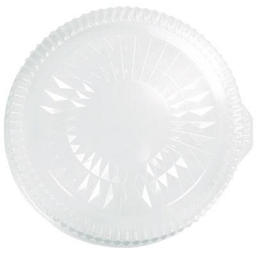 HFA Plastic Dome Lids, Embossed, Fits 4012/4013, 12" Diameter, Clear, 25/Carton (4012DL)
