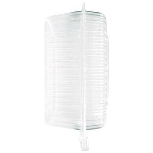 HFA Handi-Lock Single Compartment Food Container, 46 oz, 8 x 3 x 8.87, Clear, Plastic, 250/Carton (6091S250)