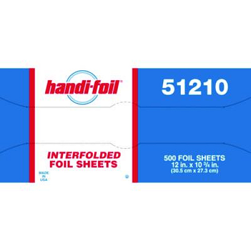 HFA Interfold Sheets, 10.75 x 12, 500/Box, 6 Boxes/Carton (51210)