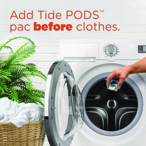 Tide PODS Laundry Detergent, HE Compatible, Clean Breeze, 36 oz Tub, 42 Pacs/Tub (00998EA)