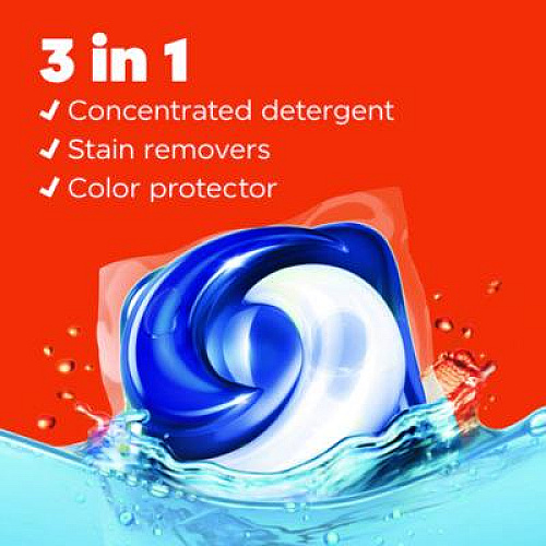 Tide PODS Laundry Detergent, HE Compatible, Clean Breeze, 36 oz Tub, 42 Pacs/Tub (00998EA)