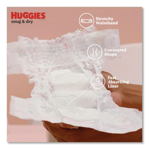 Huggies Sung and Dry Diapers, Size 6, 35+ lbs, 112/Carton (56459)