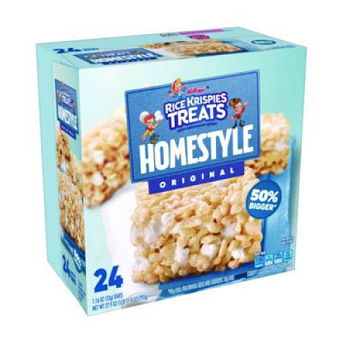 Kellogg's Rice Krispies Treats Homestyle Original Cereal Bar, 1.16 Bar, 24/Box (KEE27140)