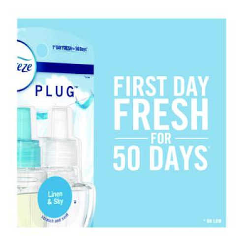 Febreze PLUG Air Freshener Refills, Downy April Fresh, 0.87 oz (52369)