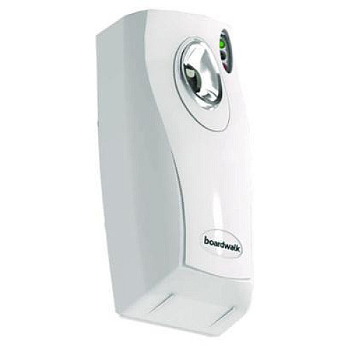 Boardwalk Classic Metered Air Freshener Dispenser, 4" x 3" x 9.5", White (908)