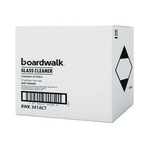 Boardwalk Heavy-Duty Glass Cleaner, Sweet Scent, 19 oz Aerosol Spray, 12/Carton (341ACT)