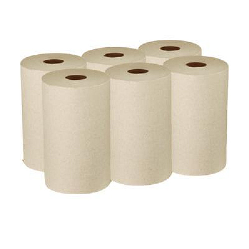 Georgia Pacific Professional Pacific Blue Ultra Paper Towels, 1-Ply, 9" x 6,000 ft, Brown, 6/Carton (26611)