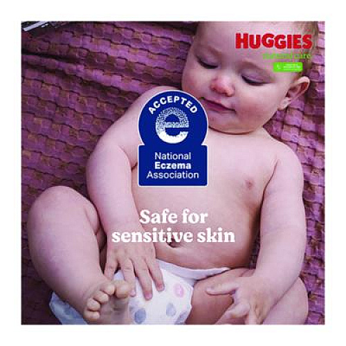Huggies Natural Care Sensitive Baby Wipes, Unscented, White, 64/Pack, 12 Packs/Carton (51079)