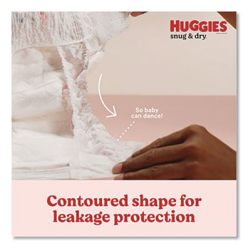 Huggies Snug and Dry Diapers, Size 5, 27+ lbs, 136/Carton (56458)