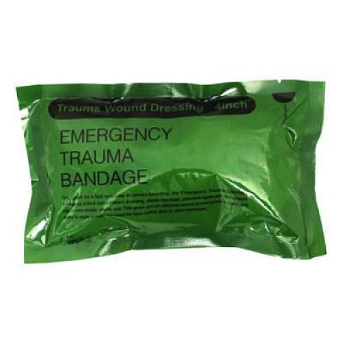 First Aid Only Emergency Trauma Bandage, Fabric, 4" Wide (91152)