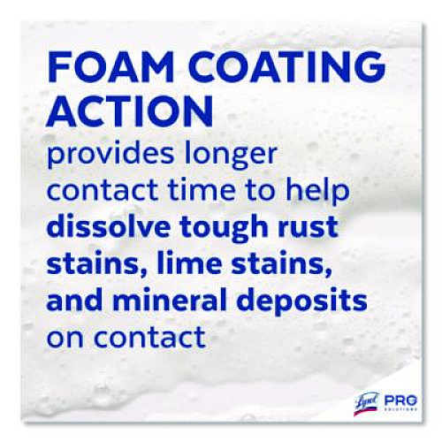 Professional LYSOL Brand Disinfectant Foam Cleaner, 24 oz Aerosol Spray (02775)