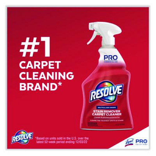 Professional RESOLVE Carpet Cleaner, 32 oz Spray Bottle, 12/Carton (97402CT)