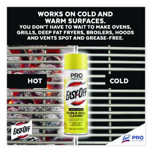 Professional EASY-OFF Oven and Grill Cleaner, 24 oz Aerosol, 6/Carton (85261)