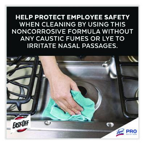 Professional EASY-OFF Fume-Free Max Oven Cleaner, Foam, Lemon, 24 oz Aerosol Spray (85260EA)