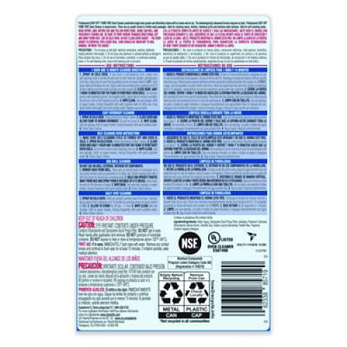 Professional EASY-OFF Fume-Free Max Oven Cleaner, Foam, Lemon, 24 oz Aerosol Spray (85260EA)