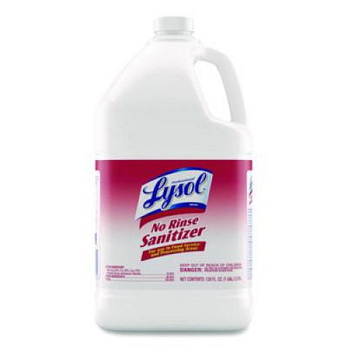Professional LYSOL Brand No Rinse Sanitizer Concentrate, 1 gal Bottle, 4/Carton (74389)