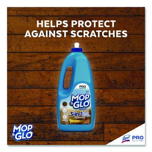 Professional MOP & GLO Ready to Use Multi-Surface Floor Cleaner, Fresh Citrus Scent, 64 oz Bottle, 6/Carton (74297CT)