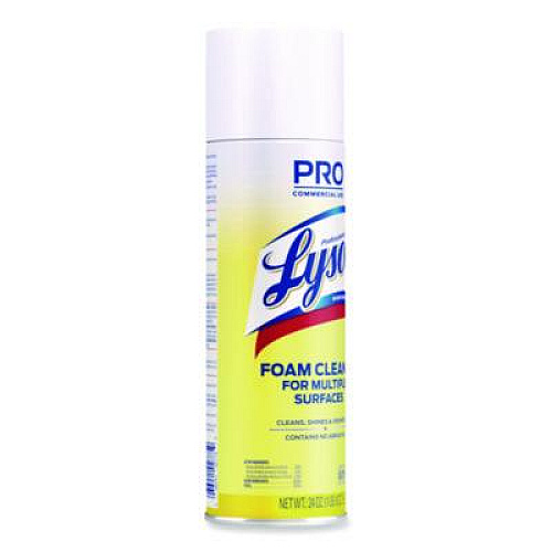 Professional LYSOL Brand Disinfectant Foam Cleaner, 24 oz Aerosol Spray, 12/Carton (02775CT)