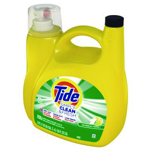 Tide Simply Clean and Fresh Laundry Detergent, Daybreak Fresh, 128 oz Bottle (8913044800)