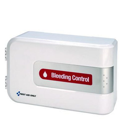 First Aid Only SmartCompliance Complete Bleeding Control Station - Deluxe Pro, 64 Pieces, Plastic Case (91143)