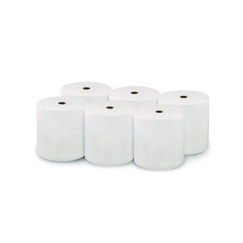 LoCor Hard Wound Roll Towel. 1-Ply, 7" x 1,000 ft, White, 6 Rolls/Carton (46902)