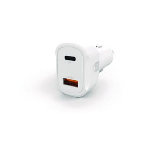 ByTech PD Car Charger, 60 W, Two 2 A Ports, White (CLPDV6105WT)