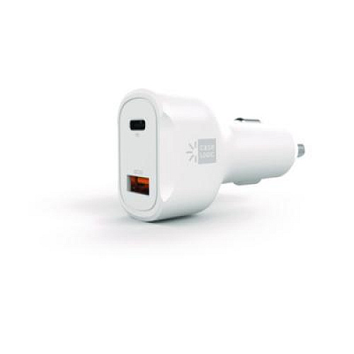 ByTech PD Car Charger, 60 W, Two 2 A Ports, White (CLPDV6105WT)