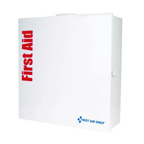 First Aid Only 91379 Large Metal SmartCompliance Food Service Cabinet ANSI B with No Medications, 337 Pieces, Metal Case
