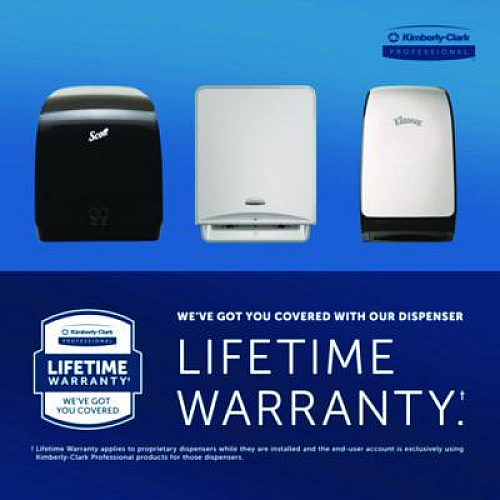 Scott Slimroll Electronic Towel Dispenser, 12.35 x 7.25 x 11.8, White/Black (47259)