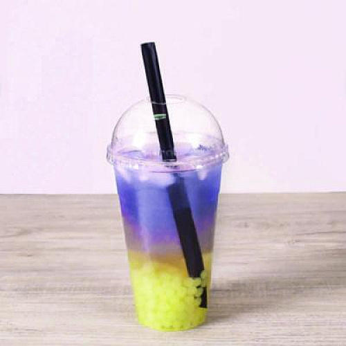 Karat Boba Straws, 9", Plastic, Black, 1,600/Carton (C9060SBLACK)