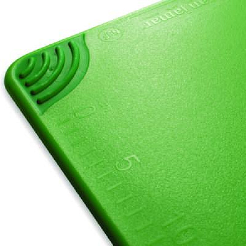 San Jamar Saf-T-Grip Cutting Board, 24 x 18 x 0.5, Green (CBG182412GN)