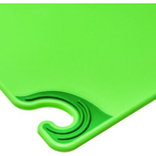 San Jamar Saf-T-Grip Cutting Board, 24 x 18 x 0.5, Green (CBG182412GN)